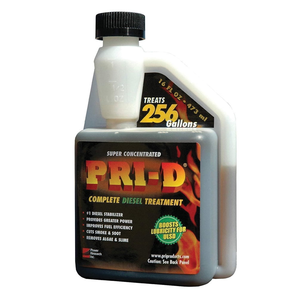 PRI-D Diesel Treatment bottle, 16 oz.